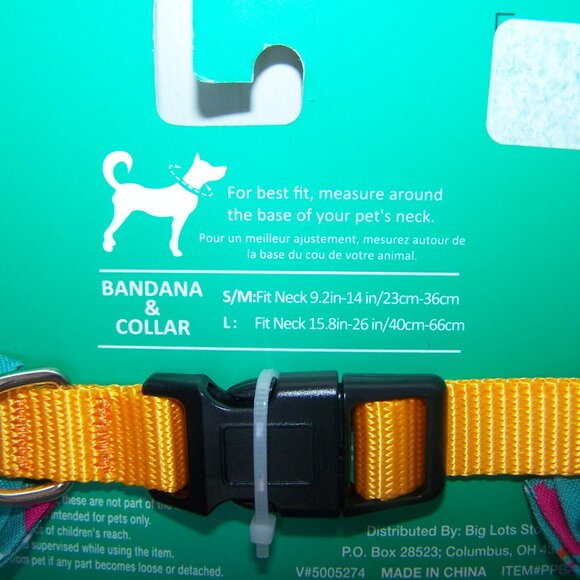 Posh Paws NWT Bandana Collar Set Sz S/M - Picture 6 of 6